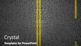  Presentation with asphalt - Presentation theme enhanced with asphalt as abstract background background and a dark gray colored foreground