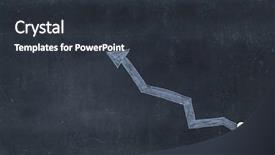  Presentation with asphalt road animtion - PPT layouts enhanced with asphalt road with drawn direction background and a tawny brown colored foreground