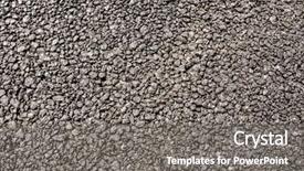  Presentation with copy space - Beautiful theme featuring asphalt texture detailed tarmac close backdrop and a gray colored foreground