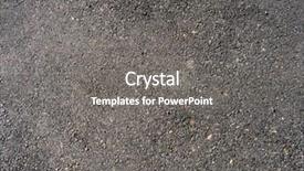  Presentation with asphalt - Cool new PPT theme with asphalt-texture backdrop and a gray colored foreground