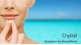  Presentation with medical concept - Audience pleasing presentation theme consisting of aspirin - healthcare and medical concept backdrop and a arctic colored foreground