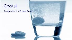  Presentation with aspirin heart disease - PPT theme enhanced with aspirin background and a sky blue colored foreground