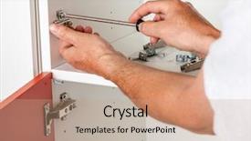  Presentation with assembling wooden furniture furniture - Cool new theme with assembling furniture backdrop and a coral colored foreground