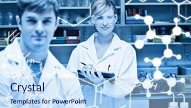  Presentation with science - Slide set featuring assertiveness - science graphic against two assertive background and a  colored foreground