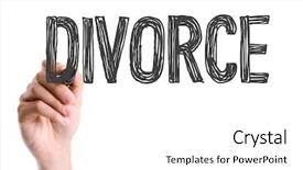  Presentation with divorce - Beautiful PPT layouts featuring asset family - hand with marker writing backdrop and a white colored foreground