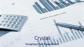  Presentation with assets - Presentation having assets review - charts and graphs of sales background and a  colored foreground
