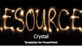  Presentation with assets - Colorful theme enhanced with assets tracking - word resources written sparkler backdrop and a black colored foreground
