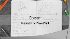  Presentation with homework - Colorful slide deck enhanced with assignment - exercise book with homework backdrop and a light gray colored foreground