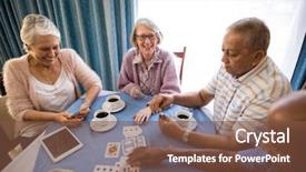  Presentation with paediatric nursing care - Cool new PPT layouts with medicine strategy - high angle view of senior backdrop and a tawny brown colored foreground