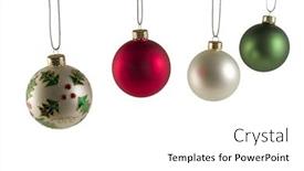  Presentation with spheres - Slides consisting of  background and a  colored foreground