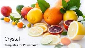  Presentation with guava fruits fresh green fruit - Cool new presentation with assorted fresh citrus fruits backdrop and a sky blue colored foreground