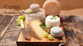  Presentation with dairy - Audience pleasing PPT layouts consisting of assorted-of-dairy-product-different backdrop and a coral colored foreground