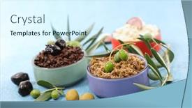  Presentation with olive green - PPT theme consisting of assorted-of-green-black-olive background and a cool aqua colored foreground