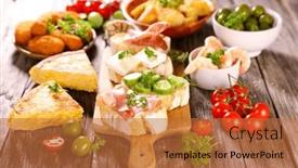  Presentation with spanish food - 