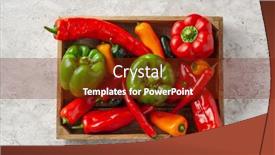  Presentation with yellow green - Presentation theme featuring assorted-red-green-and-yellow background and a tawny brown colored foreground