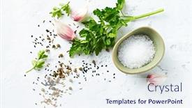  Presentation with garlic - 