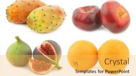  Presentation with tropical fruit - Audience pleasing slide deck consisting of assorted-tropical-fruit backdrop and a yellow colored foreground