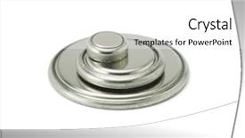  Presentation with lithium - Beautiful presentation design featuring assorted used lithium batteries stacked backdrop and a white colored foreground