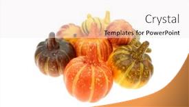 Presentation with autumn - Cool new PPT theme with assortiment-artificial-of-autumn-harvested backdrop and a white colored foreground