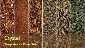  Presentation with dry pineapple close up many - Theme having assortment of dry tea close background and a tawny brown colored foreground