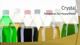  Presentation with bottles - Amazing theme having assortment of bottles with tasty drinks isolated on white backdrop and a white colored foreground