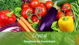  Presentation with vegetables - Theme consisting of festive redhead in foam beard on white background background and a lemonade colored foreground