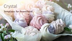  Presentation with craft - Slide set featuring assortment-of-homemade-marshmallow background and a lemonade colored foreground