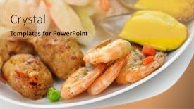  Presentation with seafood - 
