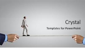  Presentation with self - Presentation design consisting of assurance - he is self assured background and a light gray colored foreground