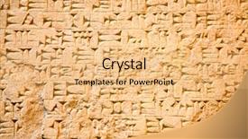  Presentation with civilization - Presentation with assyrian civilization in iraq background and a coral colored foreground