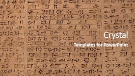  Presentation with civilization - Audience pleasing presentation consisting of assyrian civilization in iraq backdrop and a coral colored foreground