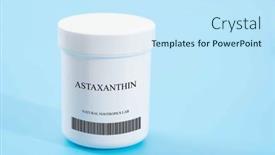  Presentation with drug - Theme having astaxanthin-it-is-a-nootropic background and a sky blue colored foreground