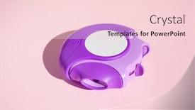  Presentation with inhaler - Beautiful slide deck featuring asthma-inhaler-medicine-medical-treatment backdrop and a lemonade colored foreground