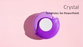  Presentation with inhaler - Slide deck having asthma-inhaler-medicine-medical-treatment background and a lemonade colored foreground