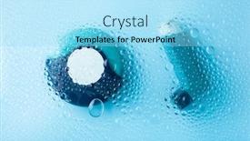  Presentation with water treatment - Audience pleasing slide set consisting of asthma-inhaler-medicine-through-water backdrop and a arctic colored foreground