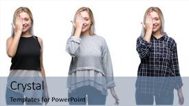  Presentation with nutrition word collage - Amazing slide deck having astigmatism - collage of beautiful blonde young backdrop and a seafoam green colored foreground