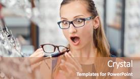  Presentation with design love - Audience pleasing PPT layouts consisting of astonishing - woman loving the design backdrop and a coral colored foreground