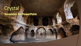  Presentation with monastery - Amazing presentation having astonishing-selime-monastery-cutted backdrop and a tawny brown colored foreground