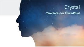  Presentation with astrology - Cool new PPT layouts with astrology-space-and-people-concept backdrop and a ocean colored foreground