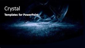  Presentation with spacewalk - Presentation theme with astronaut-at-spacewalk-mixed-media background and a black colored foreground