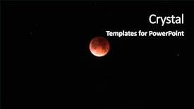  Presentation with lunar moon - PPT theme consisting of astronomy - january 31 2018 rare super background and a black colored foreground