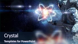  Presentation with astronomy - Audience pleasing slide deck consisting of astronomy as a science mixed backdrop and a  colored foreground