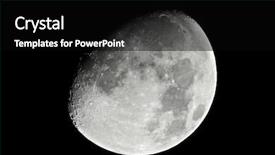  Presentation with closeup details of thai rice - Cool new slides with astronomy clipart - moon detailed closeup backdrop and a black colored foreground