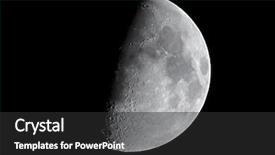  Presentation with moon - Audience pleasing presentation consisting of astronomy clipart - moon detailed shot taken backdrop and a dark gray colored foreground