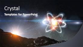  Presentation with astronomy - Cool new theme with astronomy-concept-backdrop-mixed-media backdrop and a wine colored foreground