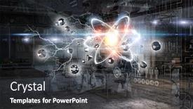  Presentation with astronomy - Amazing PPT theme having astronomy-concept-backdrop-mixed-media backdrop and a dark gray colored foreground