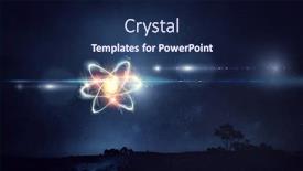  Presentation with astronomy - Beautiful PPT theme featuring astronomy-concept-backdrop-mixed-media backdrop and a navy blue colored foreground