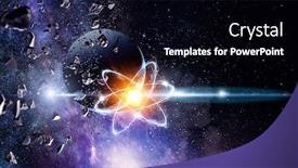  Presentation with astronomy - Slide deck enhanced with astronomy-concept-backdrop-mixed-media background and a black colored foreground