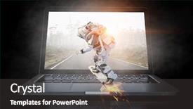  Presentation with science technology engineering mathematics - Audience pleasing presentation theme consisting of technologies for science mixed media backdrop and a dark gray colored foreground