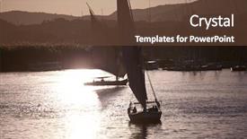  Presentation with egypt - Presentation design consisting of aswan in egypt background and a  colored foreground